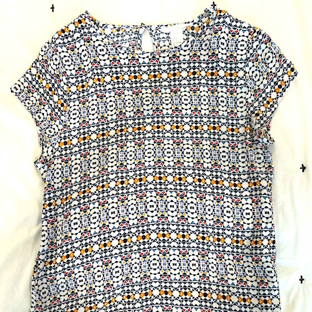 Patterned blouse from H&M